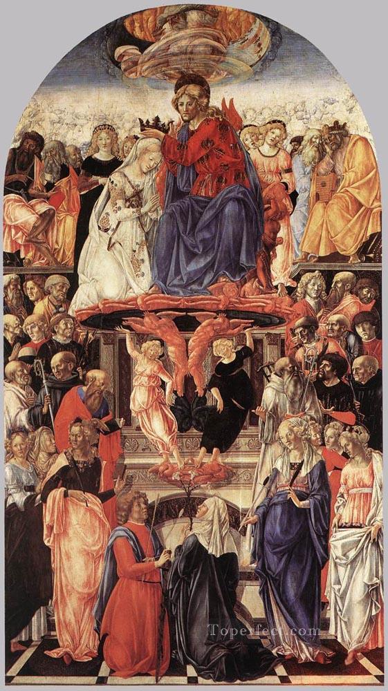 The Coronation Of The Virgin Sienese Francesco di Giorgio Oil Paintings